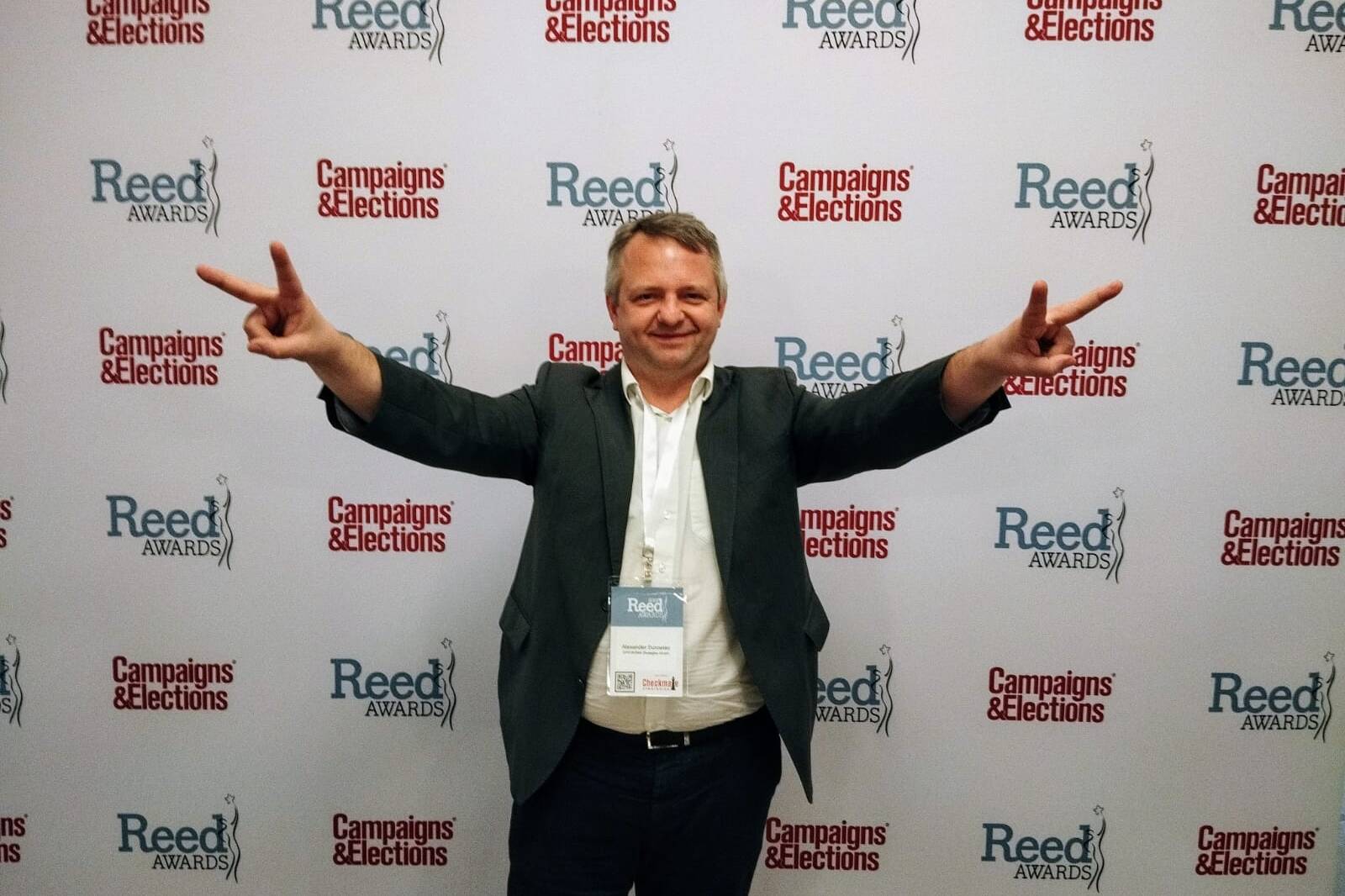 Alexander Surowiec bei den 2024 Reed Awards & Conference in Charleston, South Carolina